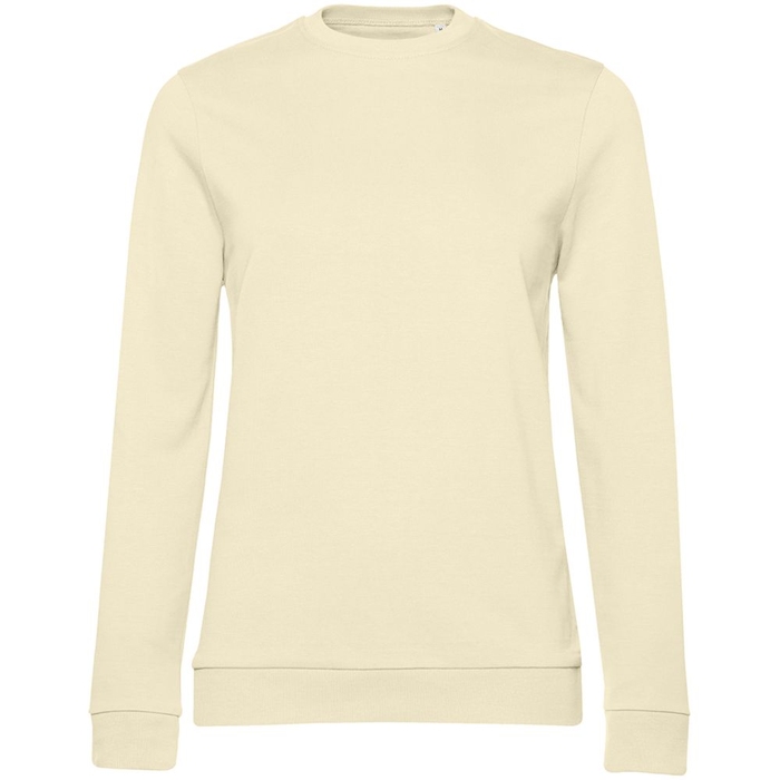 Свитшот женский Set In, светло-желтый, размер L для нанесения логотипа