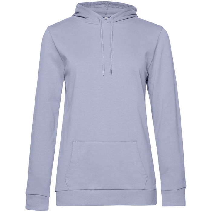 Толстовка с капюшоном женская Hoodie, лиловая, размер L для нанесения логотипа