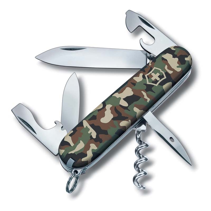 Нож перочинный VICTORINOX Spartan, 91 мм, 12 функций, камуфляж для нанесения логотипа