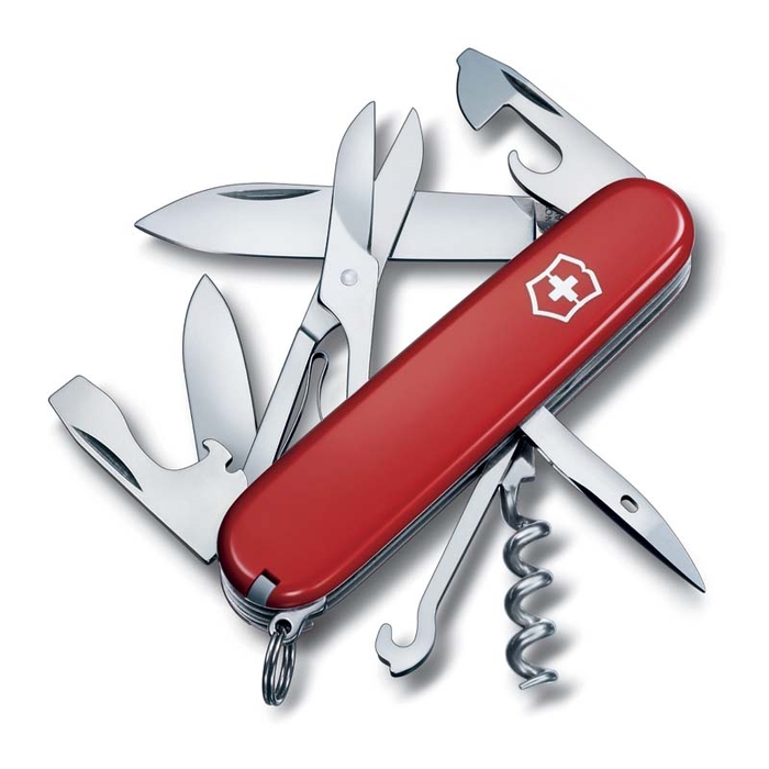 Нож перочинный VICTORINOX Climber, 91 мм, 14 функций, красный для нанесения логотипа
