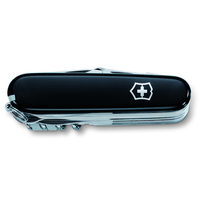 Нож перочинный VICTORINOX Swiss Champ, 91 мм, 33 функции, чёрный для нанесения логотипа