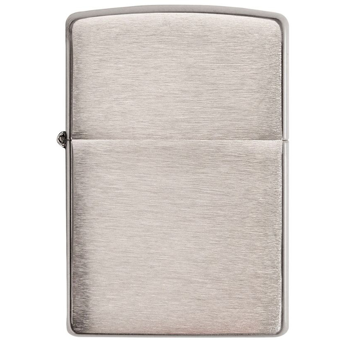Зажигалка ZIPPO Armor™ c покрытием матовый хром | Brushed Chrome, латунь/сталь, серебристая, матовая, 38x13x57 мм для нанесения логотипа
