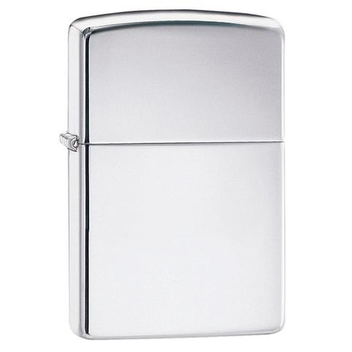 Зажигалка ZIPPO Armor™ c покрытием Глянцевый хром | High Polish Chrome, латунь/сталь, серебристая, 38x13x57 мм для нанесения логотипа