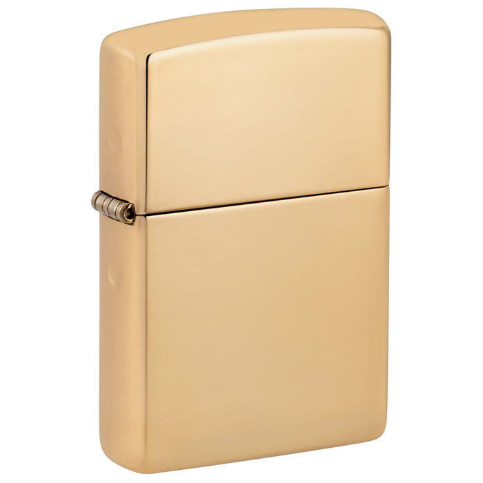 Зажигалка ZIPPO Armor® с покрытием Глянцевая латунь | High Polish Brass, латунь/сталь, золотистая, 38x13x57 мм для нанесения логотипа