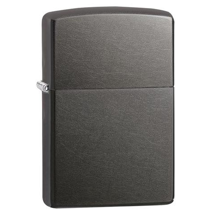 Зажигалка ZIPPO классическая с темно-серым покрытием | Classic Gray Dusk, латунь/сталь, серая, 38x13x57 мм для нанесения логотипа