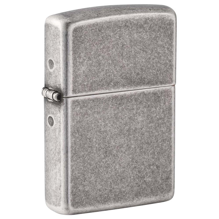 Зажигалка ZIPPO Armor® c античным серебристым покрытием | Antique Silver, латунь/сталь, серебристая, 38x13x57 мм для нанесения логотипа