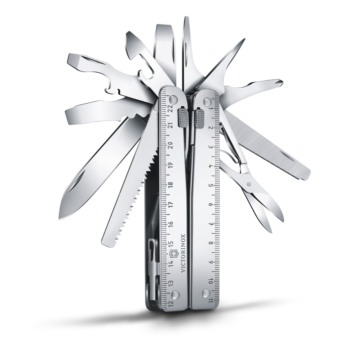 Мультитул VICTORINOX SwissTool X, 115 мм, 26 функций, в синтетическом чехле для нанесения логотипа
