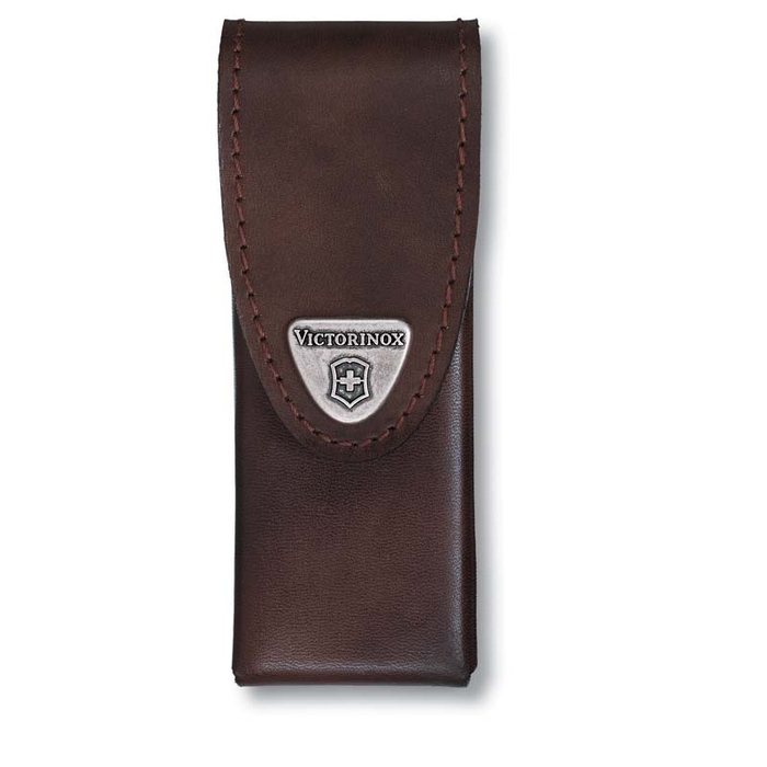 Чехол на ремень VICTORINOX для мультитулов SwissTool Spirit, кожаный, коричневый для нанесения логотипа