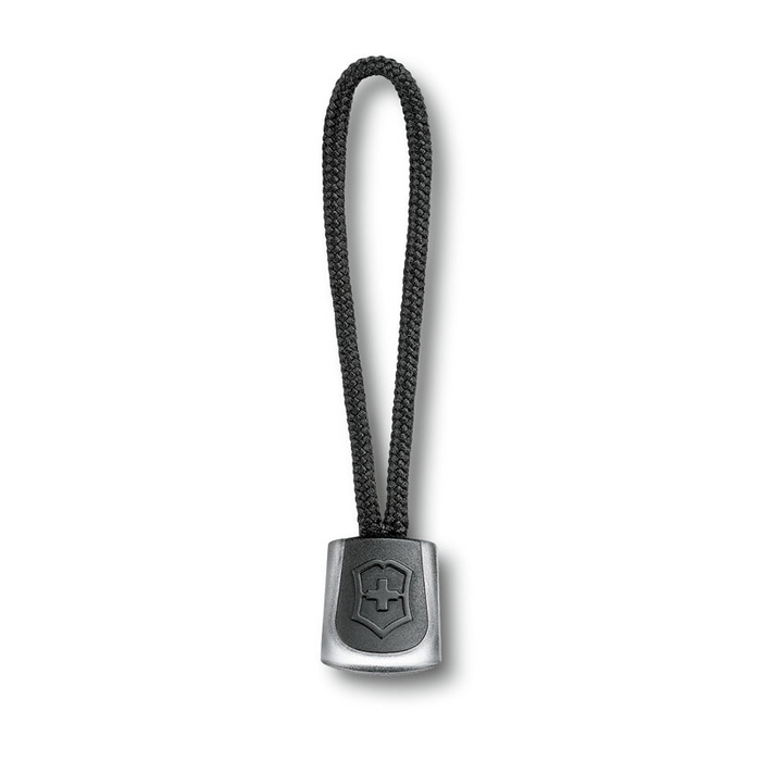 Темляк VICTORINOX, 65 мм, нейлон / резина, чёрный для нанесения логотипа