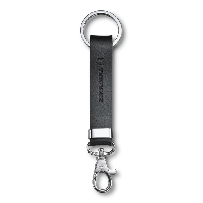 Подвеска на ремень VICTORINOX, 7 см, с карабином и кольцом для ключей, кожаная для нанесения логотипа