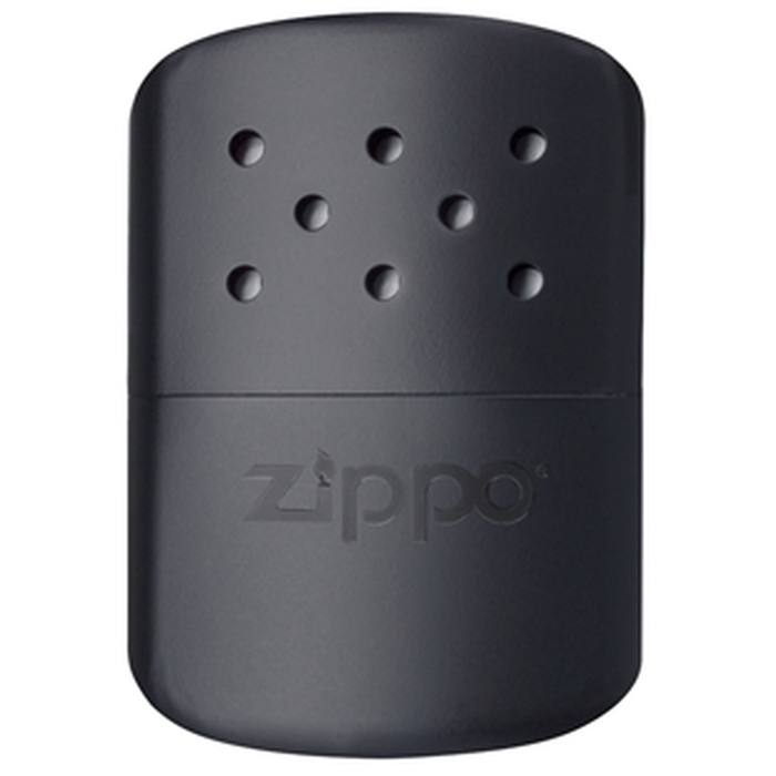 Каталитическая грелка ZIPPO, алюминий с покрытием, чёрная, матовая, на 12 ч, 66x13x99 мм для нанесения логотипа