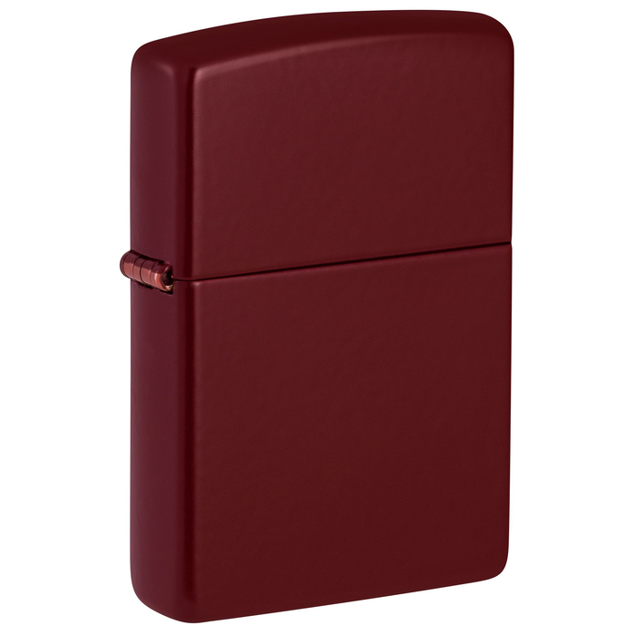 Зажигалка ZIPPO классическая с покрытием мерло | Classic Merlot, латунь/сталь, бордовая, глянцевая, 38x13x57 мм для нанесения логотипа