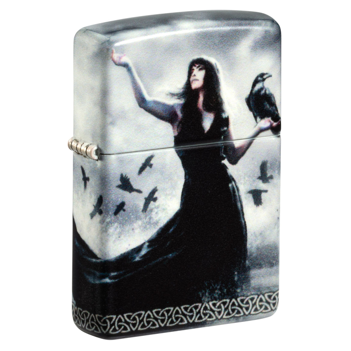 Зажигалка ZIPPO Мацци с матовым покрытием на 540 | Mazzi® 540 Matte, латунь/сталь, белая, 38x13x57 мм для нанесения логотипа