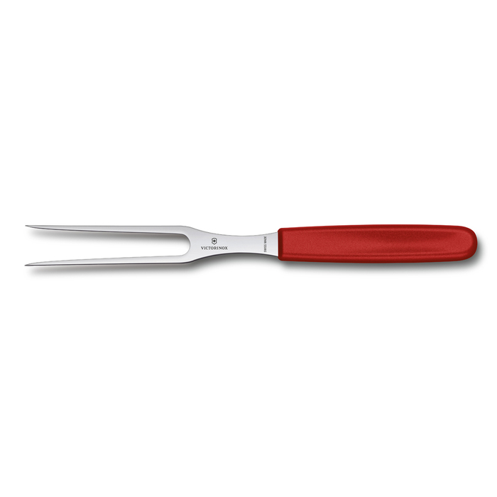 Вилка разделочная VICTORINOX 15 см, красная, в картонном блистере для нанесения логотипа
