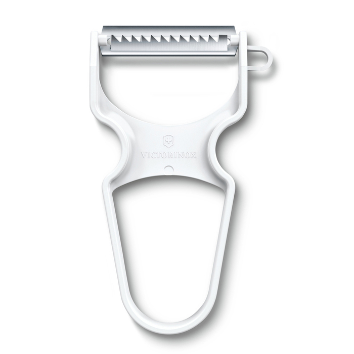 Овощечистка VICTORINOX RAPID, лезвие "жульен" из нержавеющей стали, белая для нанесения логотипа
