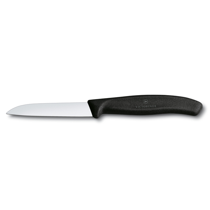 Нож для овощей VICTORINOX SwissClassic, 8 см, чёрный для нанесения логотипа
