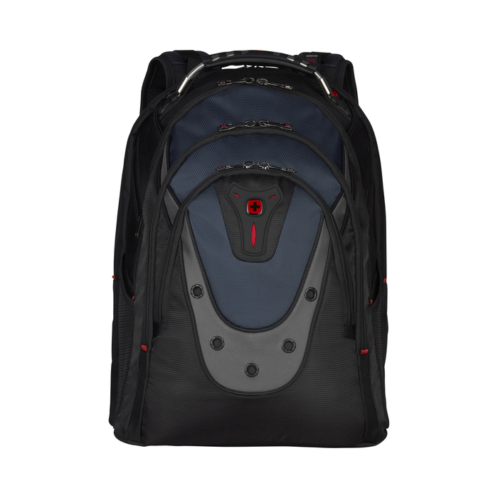 Рюкзак WENGER Ibex 17", черный/синий, полиэстер/ПВХ, 37 x 26 x 47 см, 23 л для нанесения логотипа