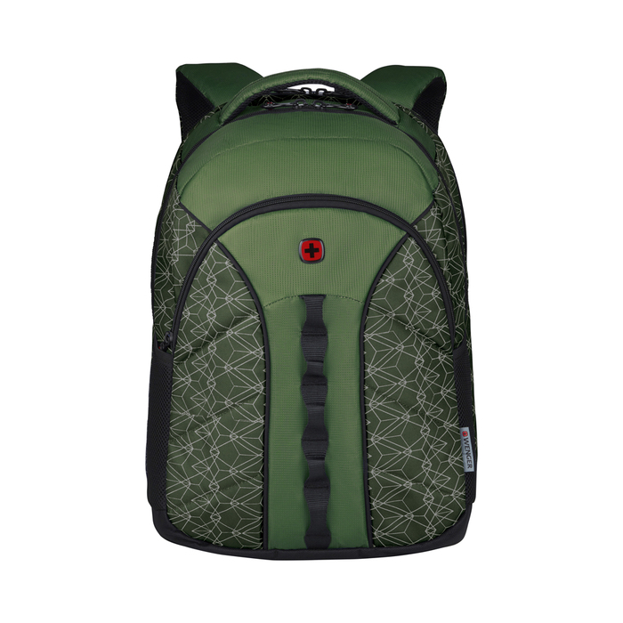 Рюкзак WENGER Sun 16'', зеленый со светоотражающим принтом, полиэстер, 35x27x47 см, 27 л для нанесения логотипа