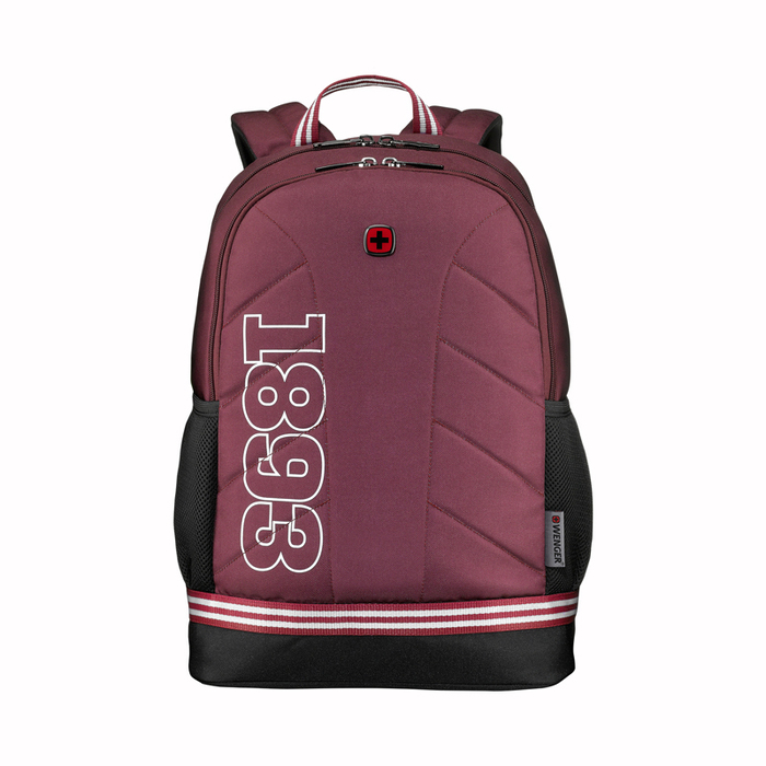 Рюкзак WENGER Collegiate Quadma 16”, красный, 100% полиэстер, 33х17х43 см, 22 л для нанесения логотипа