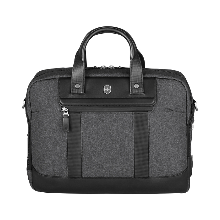 Портфель VICTORINOX Architecture Urban2 Briefcase 15'', серый, полиэстер/кожа, 42x13x31 см, 16 л для нанесения логотипа