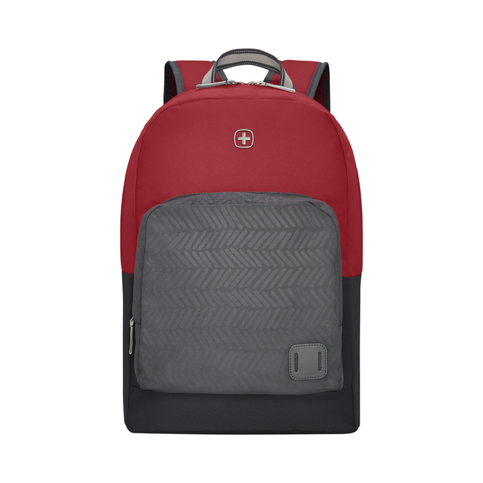 Рюкзак WENGER NEXT Crango 16", красный/черный, переработанный ПЭТ/Полиэстер, 33х22х46 см, 27 л. для нанесения логотипа