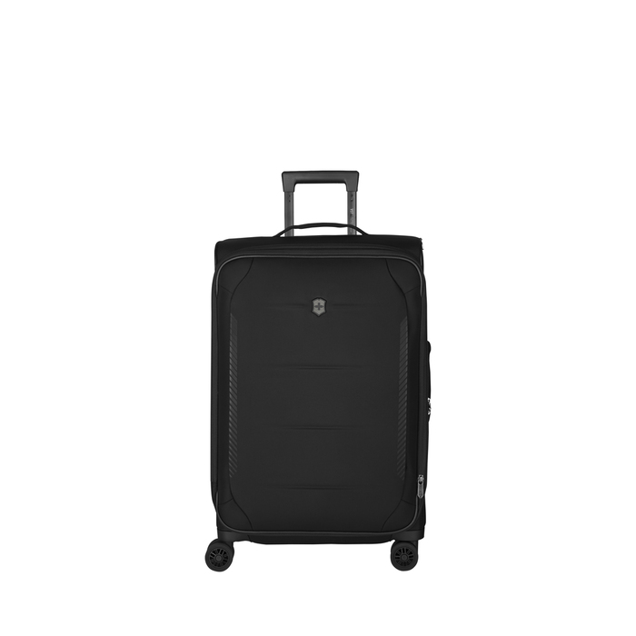 Чемодан VICTORINOX Crosslight, чёрный, RPET полиэстер, 45x30x68 см, 74 л для нанесения логотипа