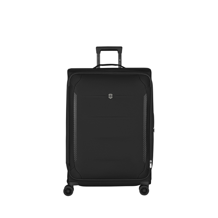 Чемодан VICTORINOX Crosslight, чёрный, RPET полиэстер, 50x32x76 см, 106 л для нанесения логотипа