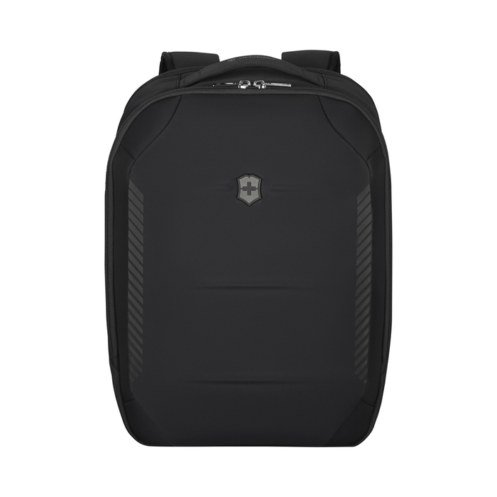 Рюкзак VICTORINOX Crosslight City Daypack, черный, RPET полиэстер, 32x18x46 см, 20 л для нанесения логотипа