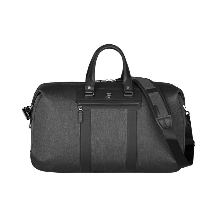 Дорожная сумка VICTORINOX Architecture Urban2 Weekender, серый, полиэстер/кожа, 24x56x30 см, 45 л для нанесения логотипа