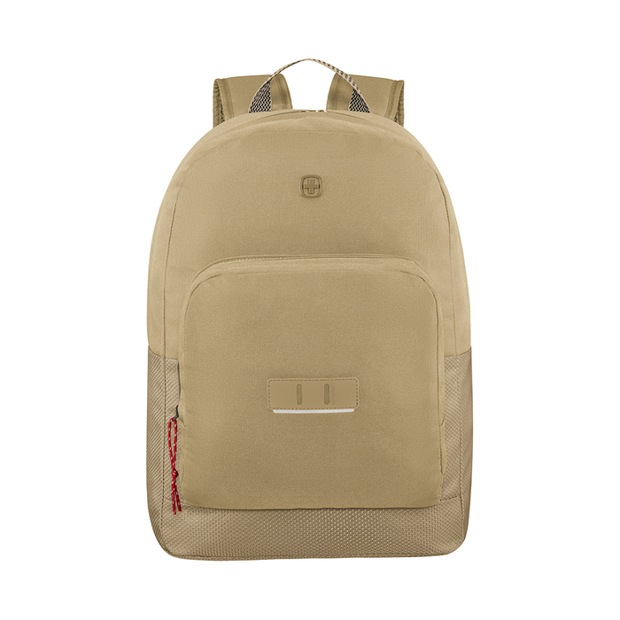 Рюкзак WENGER Crango 16", бежевый, переработанный ПЭТ/Полиэстер, 33х22х46 см, 27 л. для нанесения логотипа