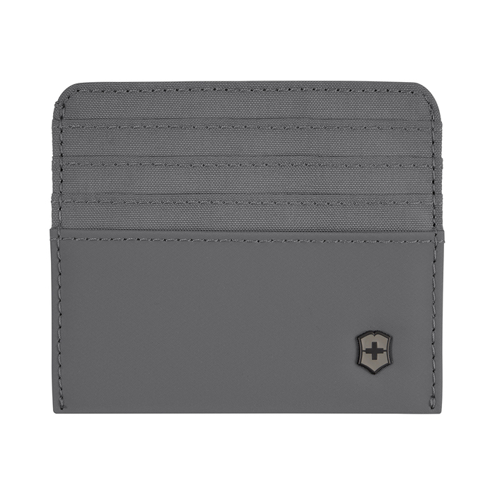 Портмоне для кредитных карт VICTORINOX Travel Essentials Card Holder, серое, полиэстер, 11х1x9 см для нанесения логотипа