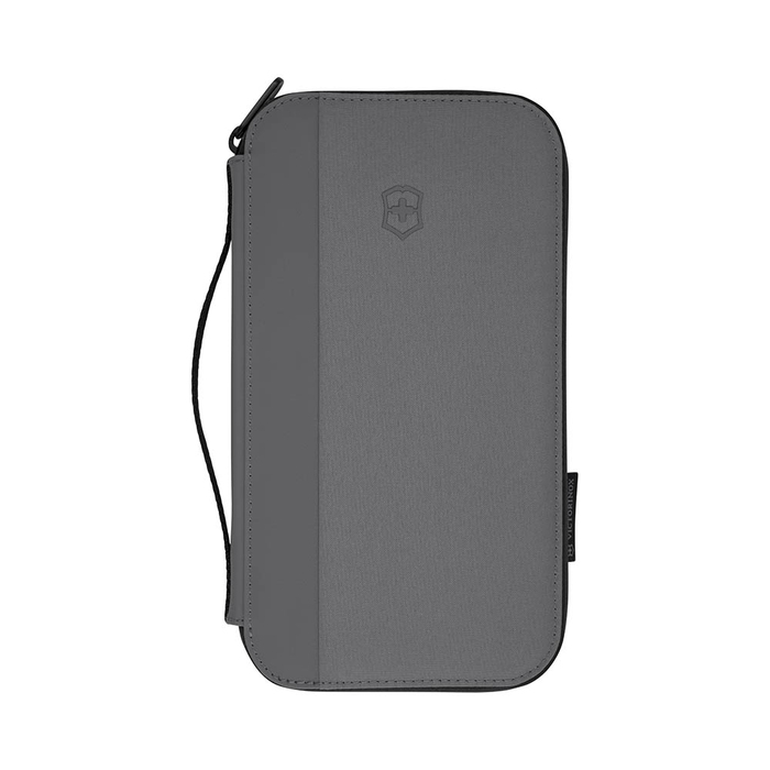 Органайзер VICTORINOX Travel Essentials Travel Organizer с защитой от сканирования RFID, серый, полиэстер, 15x3x26 см для нанесения логотипа