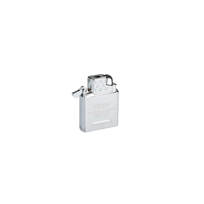 Газовый вставной блок для широкой зажигалки Zippo, одинарное жёлтое пламя, нержавеющая сталь для нанесения логотипа