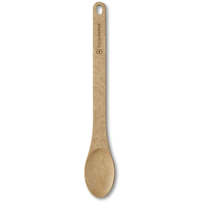 Ложка VICTORINOX Kitchen Utensils Small Spoon, 330x52 мм, бумажный композитный материал, бежевая для нанесения логотипа