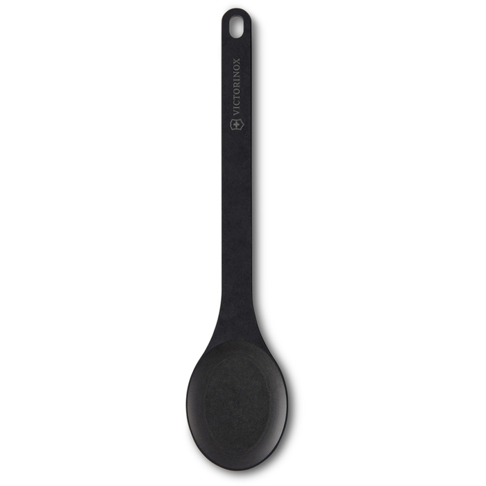 Ложка VICTORINOX Kitchen Utensils Large Spoon, 330x73 мм, бумажный композитный материал, чёрная для нанесения логотипа