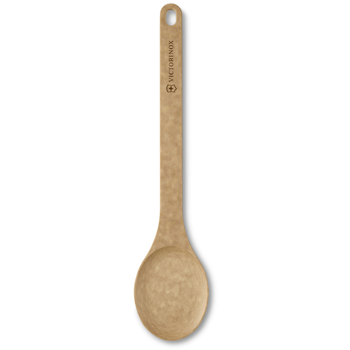 Ложка VICTORINOX Kitchen Utensils Large Spoon, 330x73 мм, бумажный композитный материал, бежевая для нанесения логотипа