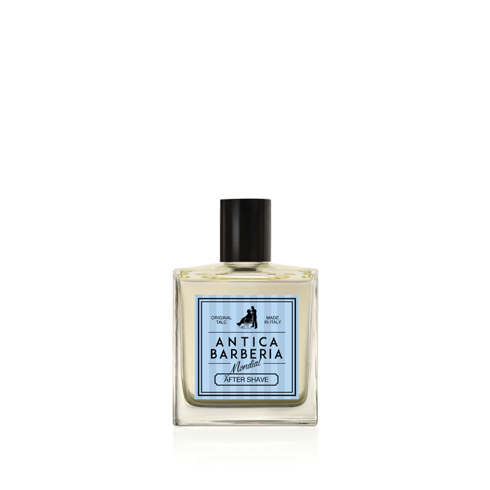 Лосьон после бритья Antica Barberia Mondial "ORIGINAL TALC", фужерно-амбровый аромат, 100 мл для нанесения логотипа
