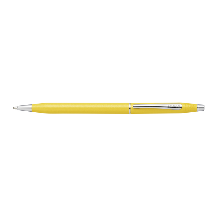 Шариковая ручка CROSS коллекция «ВЕЧНАЯ КЛАССИКА | CENTURY CLASSIC» Aquatic Yellow Lacquer для нанесения логотипа