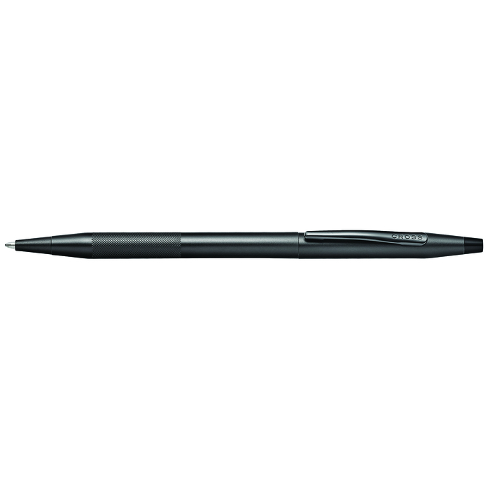 Шариковая ручка CROSS коллекция «ВЕЧНАЯ КЛАССИКА | CENTURY CLASSIC» Black Micro Knurl для нанесения логотипа