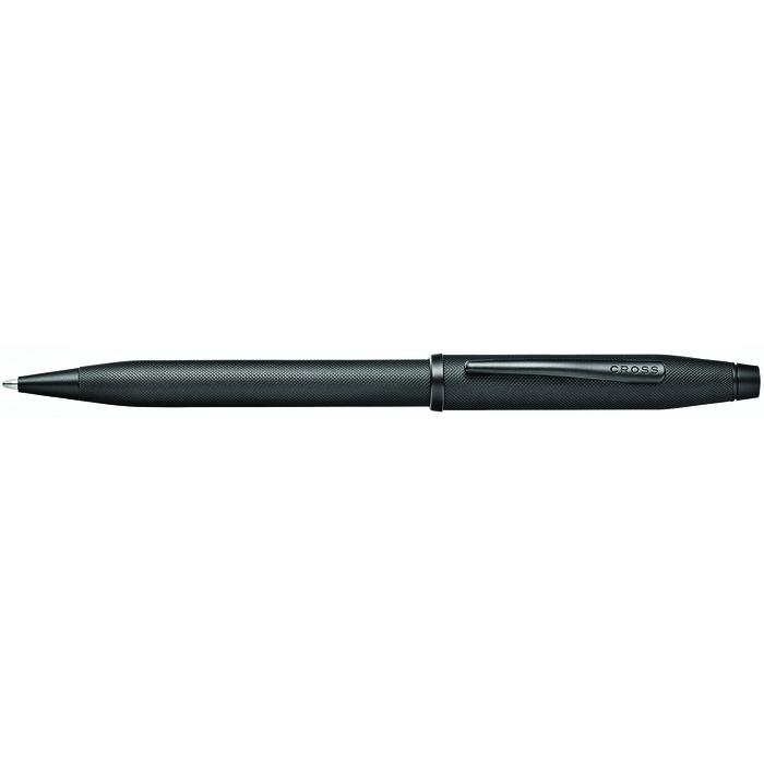 Шариковая ручка CROSS коллекция «ВЕЧНАЯ КЛАССИКА 2.0 | CENTURY CLASSIC II» Black Micro Knurl для нанесения логотипа