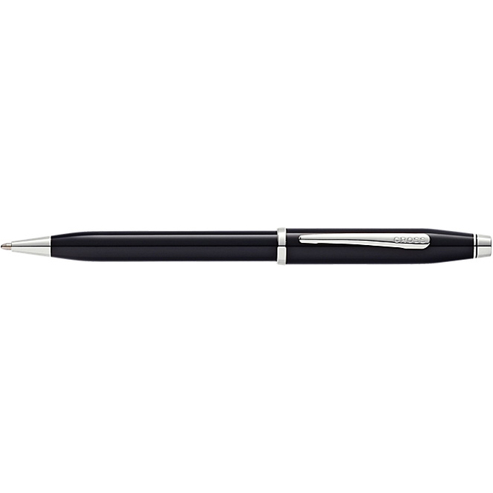Шариковая ручка CROSS коллекция «ВЕЧНАЯ КЛАССИКА 2.0 | CENTURY CLASSIC II». Цвет - черный. для нанесения логотипа