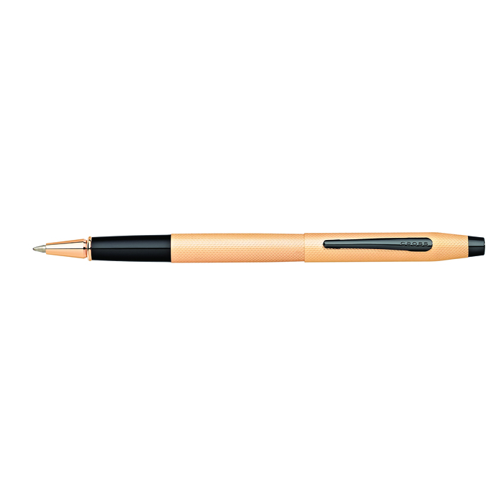 Ручка-роллер CROSS коллекция «ВЕЧНАЯ КЛАССИКА | CENTURY CLASSIC» Brushed Rose Gold PVD для нанесения логотипа