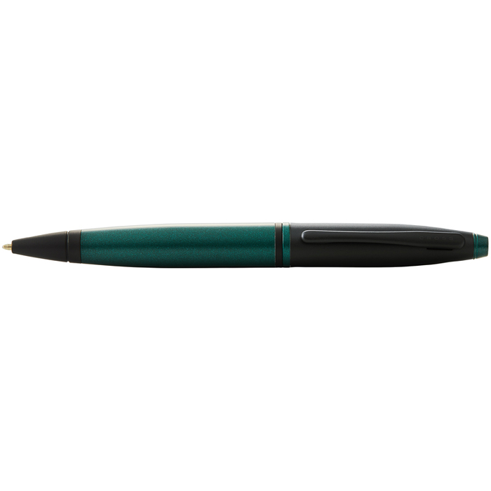 Шариковая ручка CROSS коллекция «КАЛЕ | CALAIS» Matte Green and Black Lacquer для нанесения логотипа