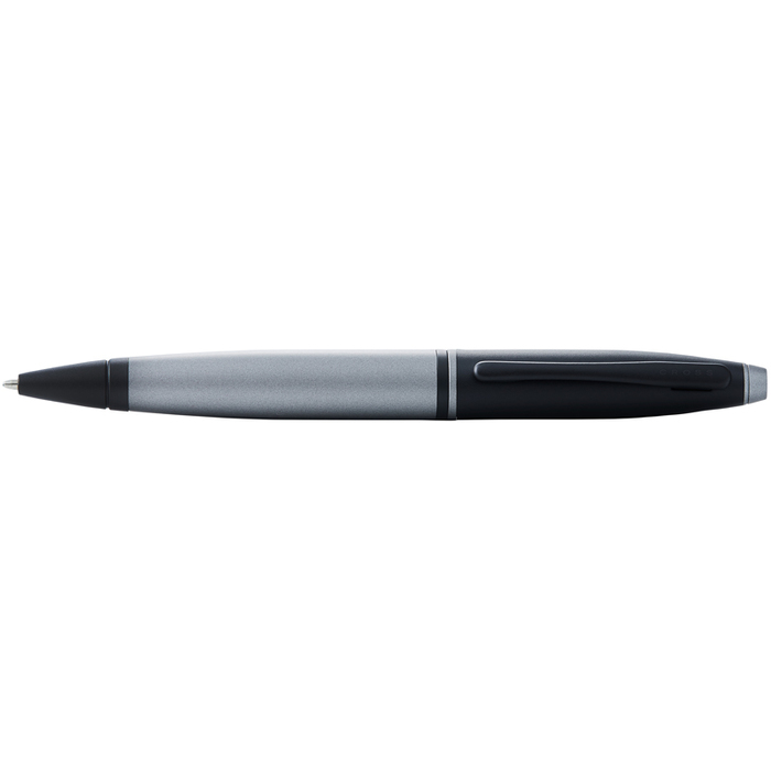 Шариковая ручка CROSS коллекция «КАЛЕ | CALAIS» Matte Gray and Black Lacquer для нанесения логотипа