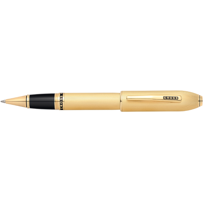 Ручка-роллер CROSS коллекция «НЕСРАВНЕННЫЙ 125 | PEERLESS 125». Цвет - золотистый для нанесения логотипа