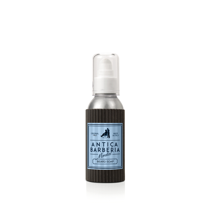 Мыло для бороды Antica Barberia Mondial "ORIGINAL TALC", фужерно-амбровый аромат, 100 мл для нанесения логотипа