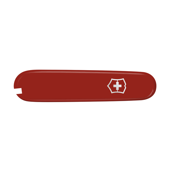 Передняя накладка для ножей VICTORINOX 84 мм, пластиковая, красная для нанесения логотипа