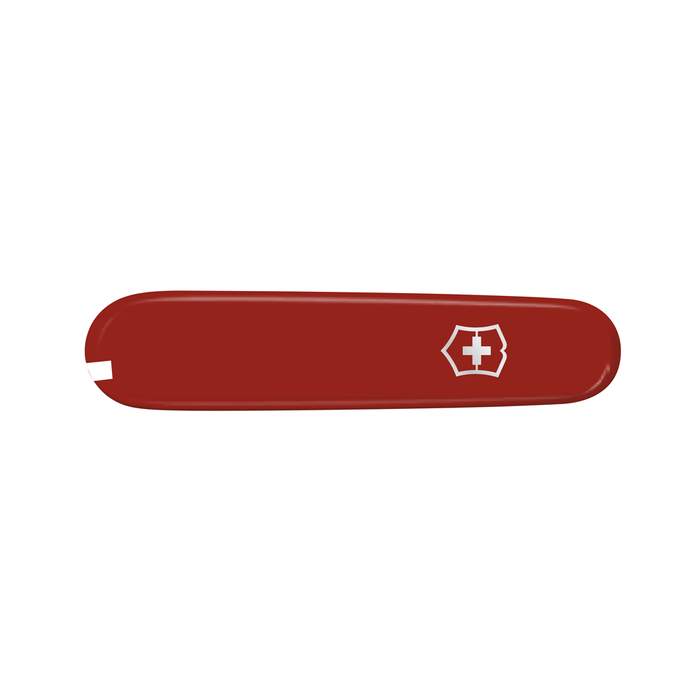 Передняя накладка для ножей VICTORINOX 91 мм, пластиковая, красная для нанесения логотипа