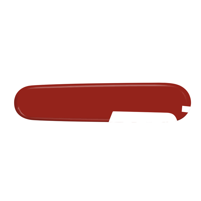 Задняя накладка для ножей VICTORINOX 91 мм, пластиковая, красная для нанесения логотипа
