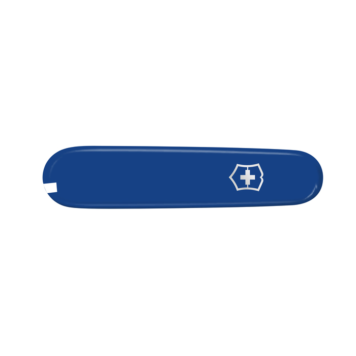 Передняя накладка для ножей VICTORINOX 91 мм, пластиковая, синяя для нанесения логотипа